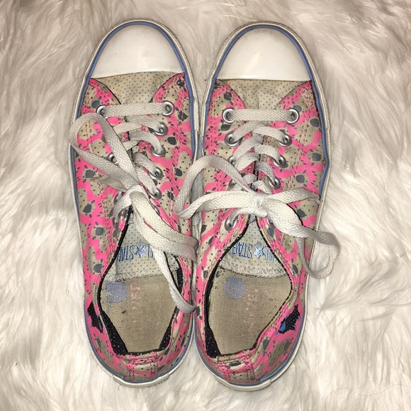 Converse Shoes - Converse All Stars in Pink Sheep Print